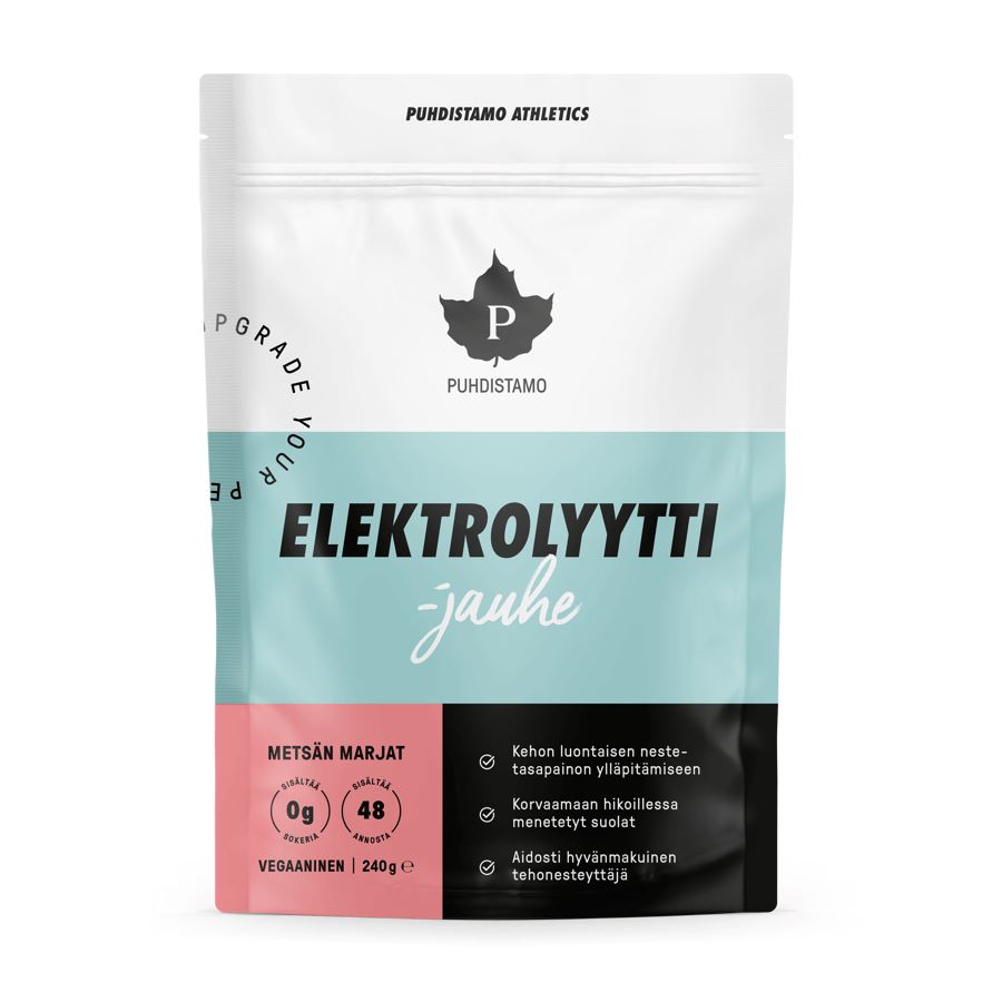 Levně Puhdistamo - Electrolyte Powder 240g red berries
