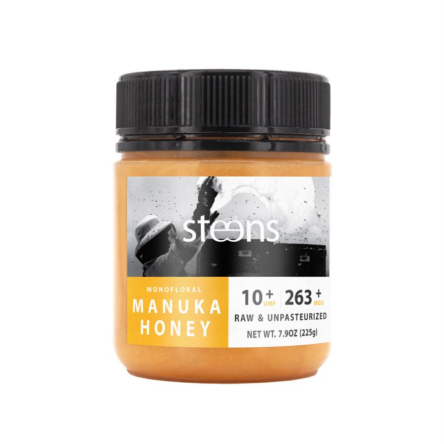 Steens - RAW Manuka Honey (Manukový med) UMF 10+ (263+ MGO), 225 g