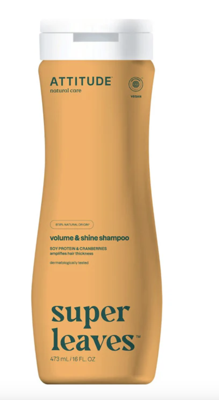 Attitude - Přírodní šampon Super leaves - lesk a objem pro jemné vlasy, 473 ml Obrázek