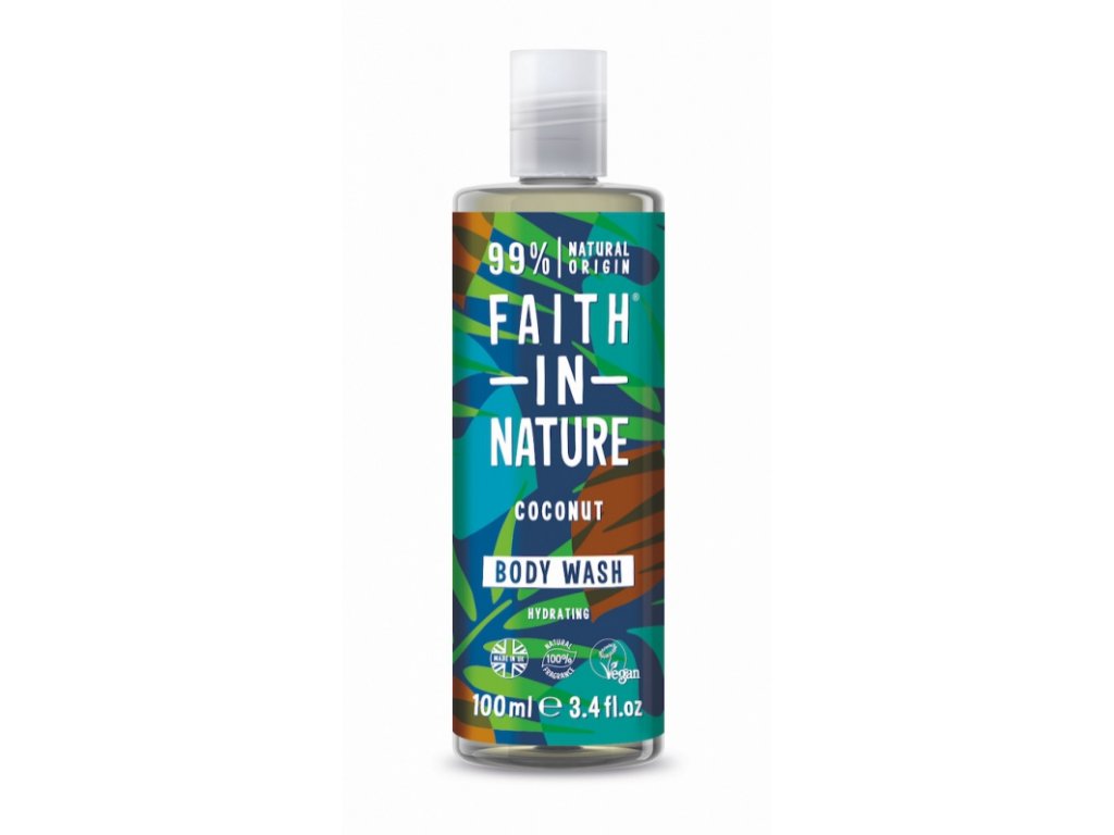 Levně Faith in Nature - Sprchový gel Kokos, 100 ml