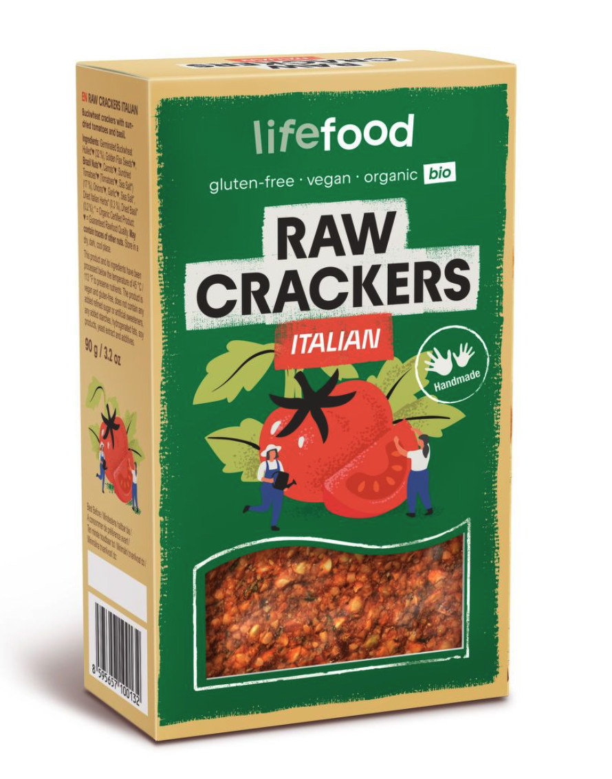 Lifefood Life Crackers Italské BIO RAW 90 g Obrázek