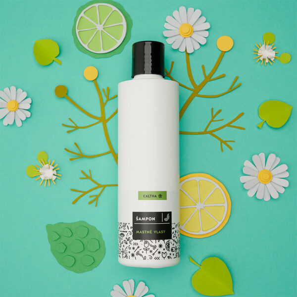 Caltha - Šampon na mastné vlasy, lípa a heřmánek, 250 ml