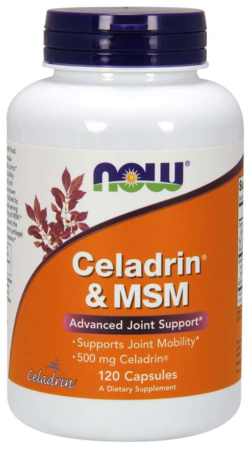 Levně Now® Foods NOW Celadrin a MSM 500 mg, 120 kapslí