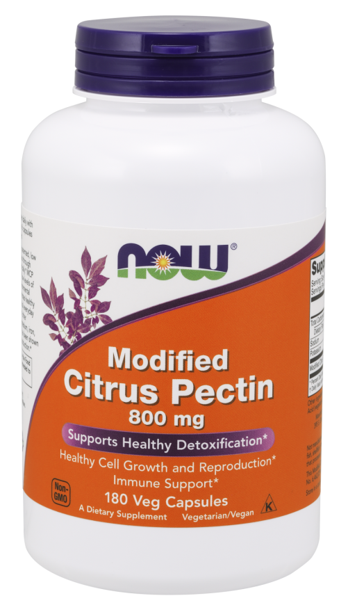 Levně Now® Foods NOW Modified Citrus Pectin (citrusový pektin), 800mg, 180 rostlinných kapslí