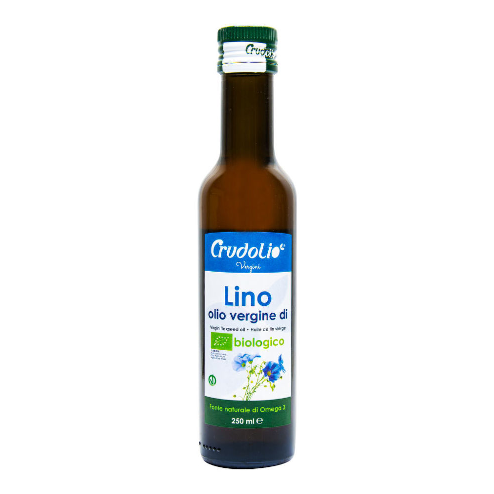 Levně Crudolio - Lněný olej BIO, 250 ml *IT-BIO-009 certifikát