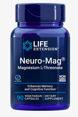 Life Extension Neuro-Mag® Magnesium L-Threonate (magnesium L-treonát), 90 rostlinných kapslí