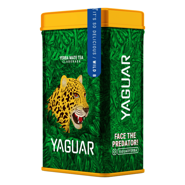 Yaguar Yaquar - Wild Berries 0,5 kg + plechová dóza Yerbera