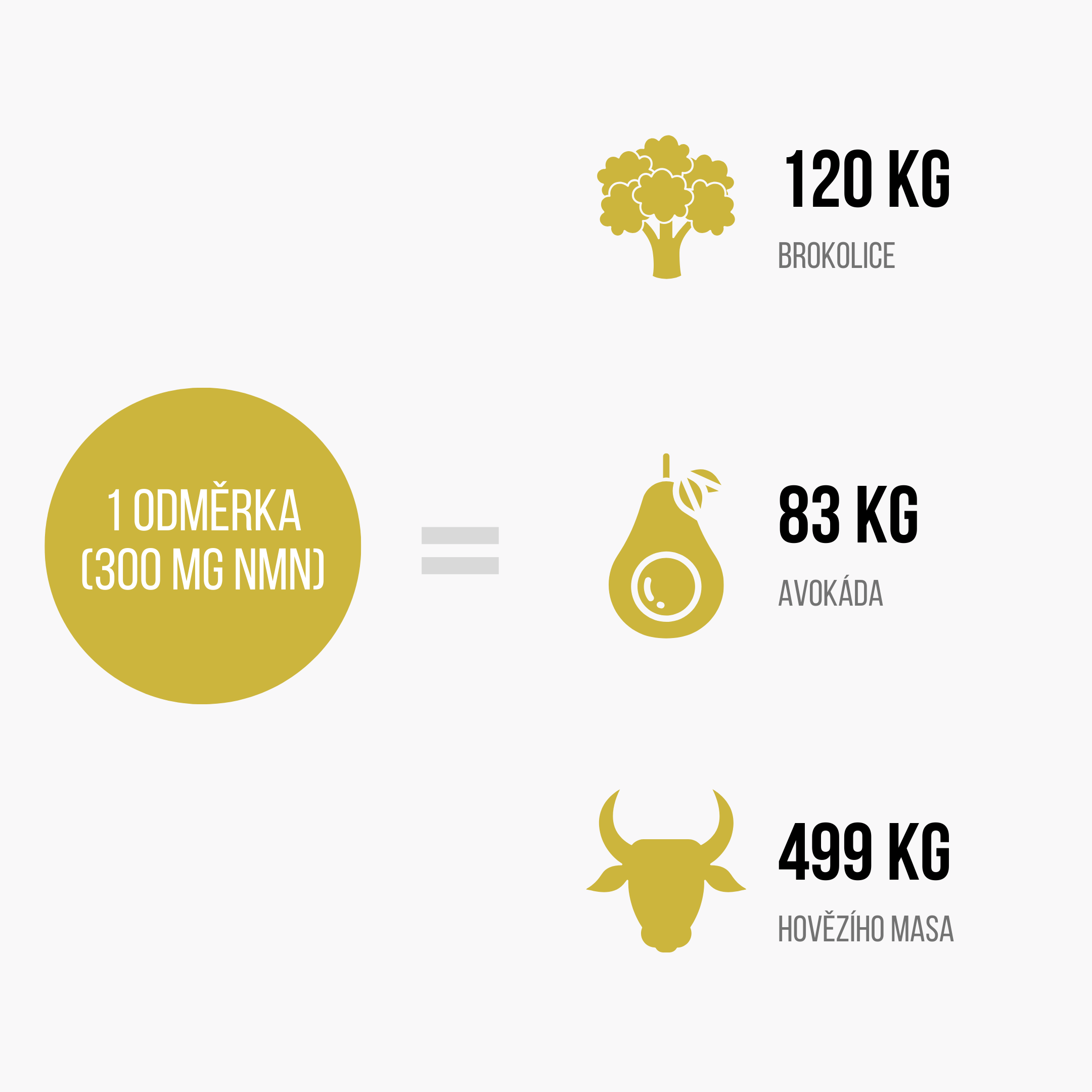 BrainMax eNeMeN, nikotinamid mononukleotid Hmotnost: 100 g Obrázek