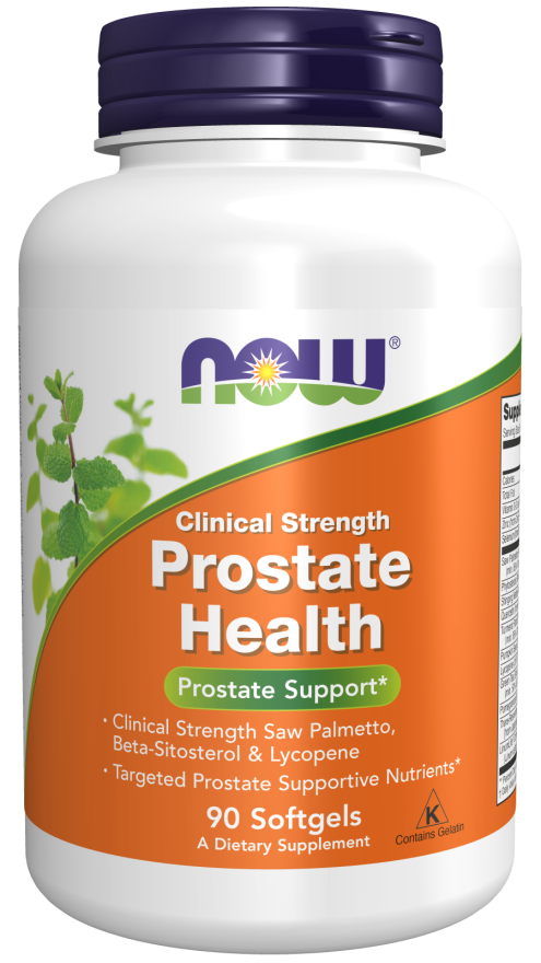 Now® Foods NOW Prostate Health Clinical Strength (zdraví prostaty), 90 softgelových kapslí