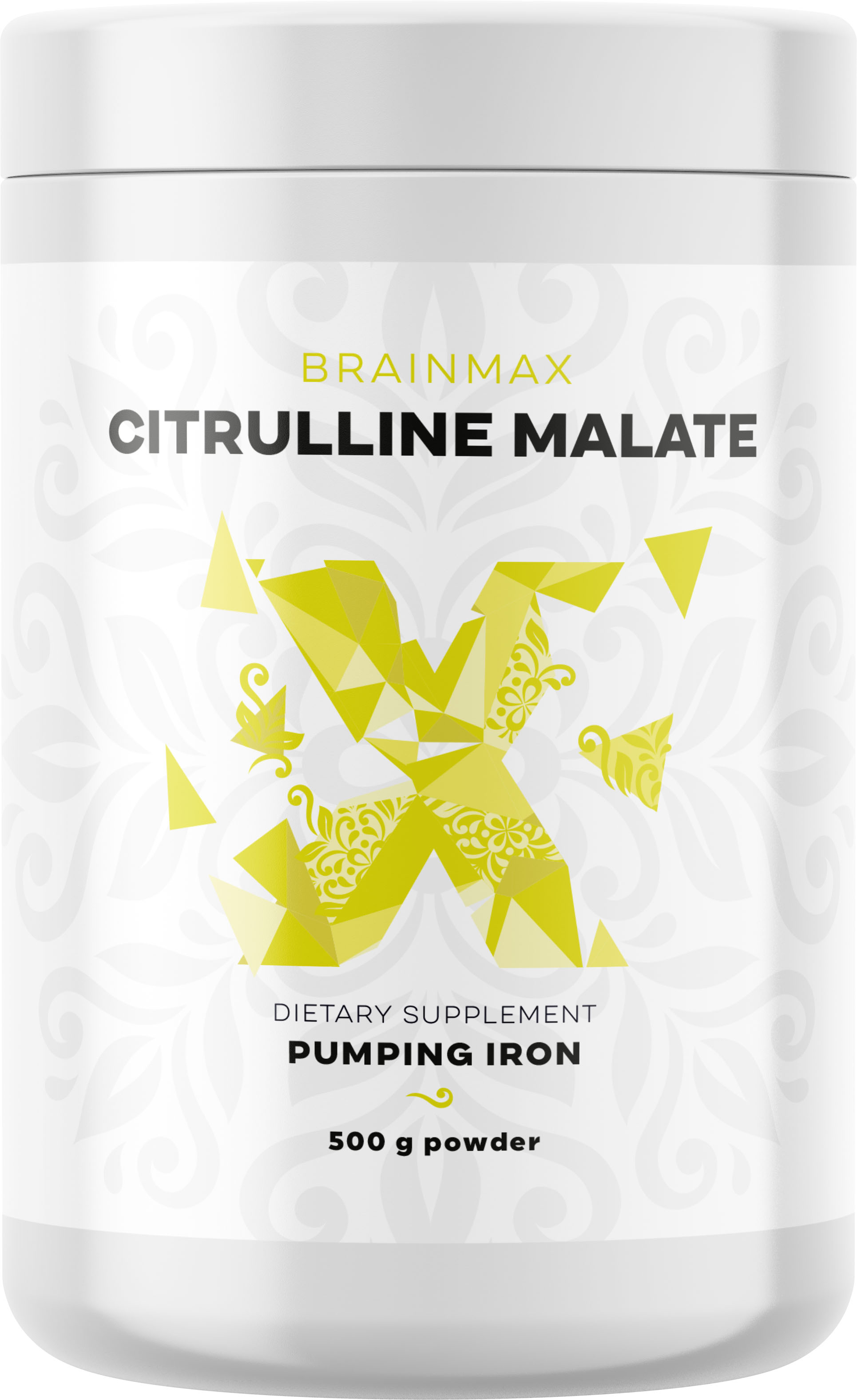 Levně BrainMax Citrulline Malate, Citrulin Malát, 500 g Aminokyselina pro pumpu, zvýšení výkonu a síly, doplněk stravy