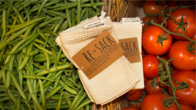 Made Sustained Re-Sack Voile - Sáček na ovoce, zeleninu či pečivo (balení po 2 ks) Obrázek