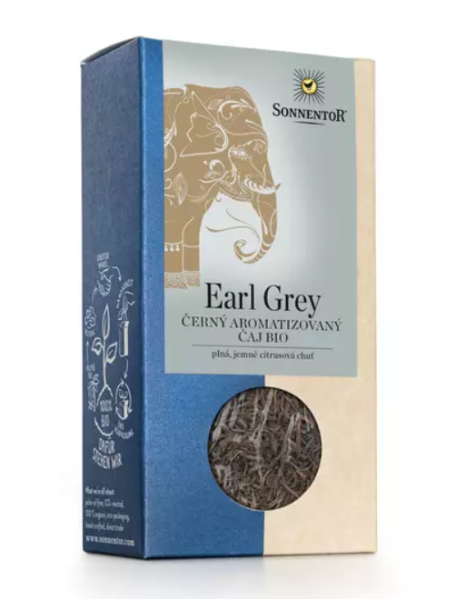 Levně Sonnentor - Earl Grey, černý čaj sypaný BIO, 90 g *CZ-BIO-002 certifikát