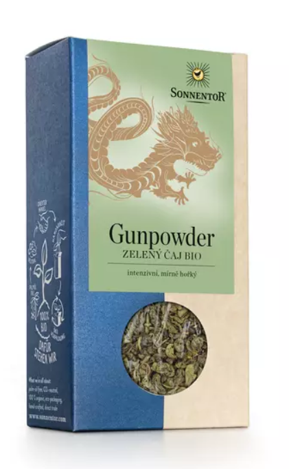 Levně Sonnentor - Gunpowder, zelený čaj sypaný BIO, 100 g *CZ-BIO-002 certifikát