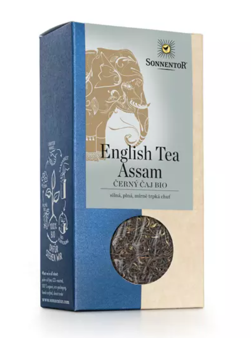 Levně Sonnentor - English Tea Assam, černý čaj sypaný BIO, 95 g *CZ-BIO-002 certifikát