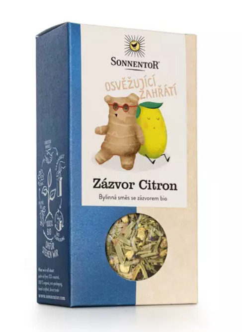 Sonnentor - Zázvor Citron sypaný BIO, 80 g *CZ-BIO-002 certifikát