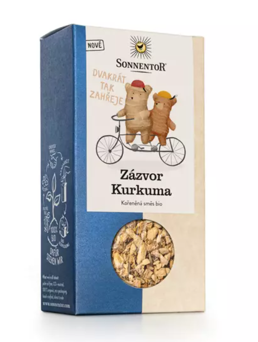 Sonnentor Zázvor kurkuma BIO sypaný 120 g Obrázek