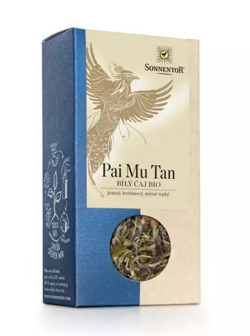 Sonnentor - Pai Mu Tan, bílý čaj sypaný BIO, 40 g Obrázek