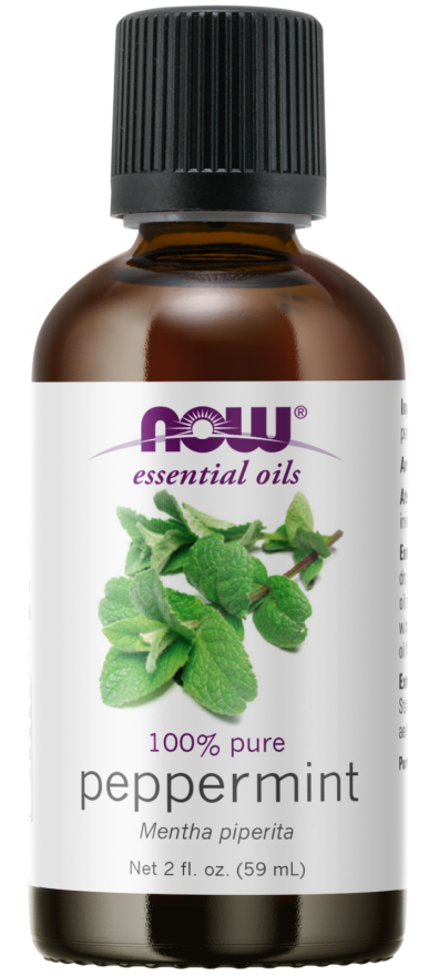 Levně Now® Foods NOW Essential Oil, Peppermint oil (éterický olej Máta peprná), 59 ml