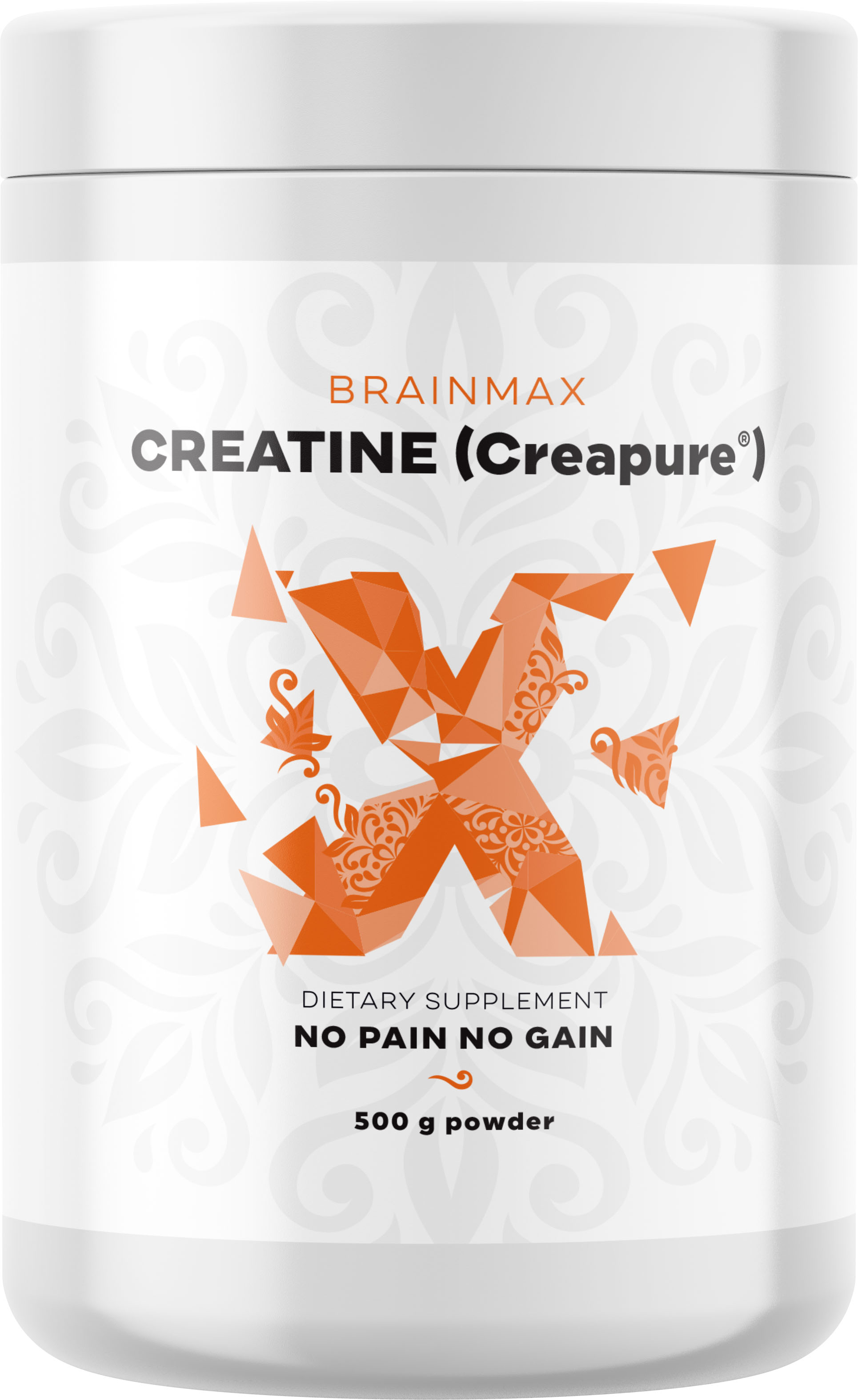 BrainMax Creatine (Creapure®), Kreatin monohydrát, 500 g Patentovaná forma kreatinu v německé kvalitě Creapure®, doplněk stravy