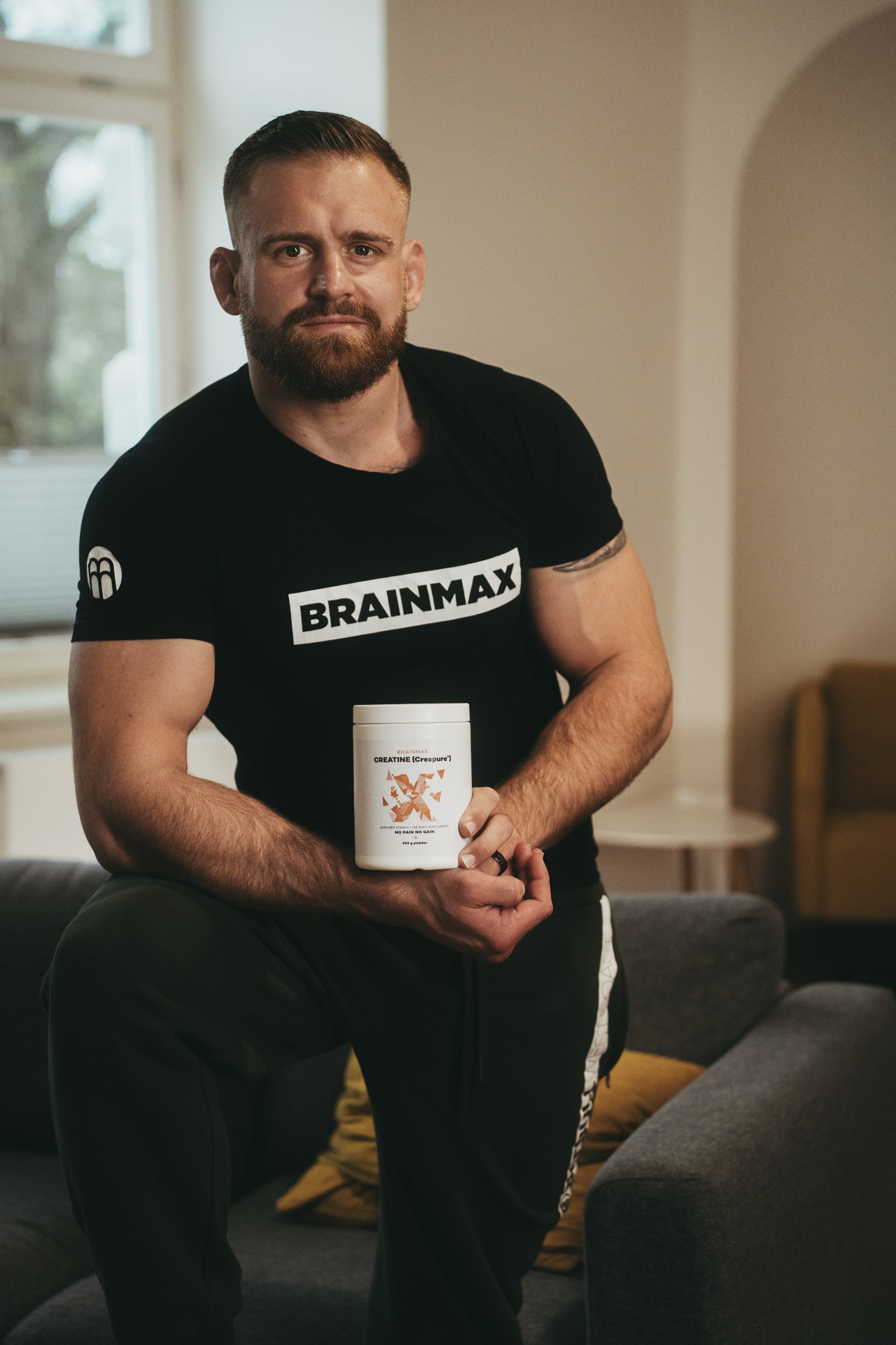 BrainMax Creatine (Creapure®), Kreatin monohydrát, 500 g Obrázek