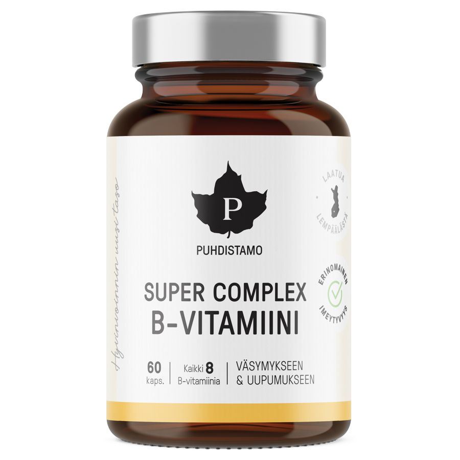 Levně Puhdistamo - Super Vitamin B Complex 60 kapslí