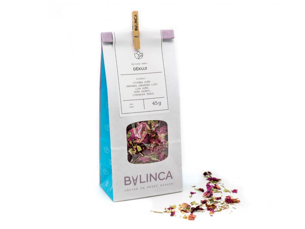 Bylinca - Bylinný čaj Děkuji, 45 g