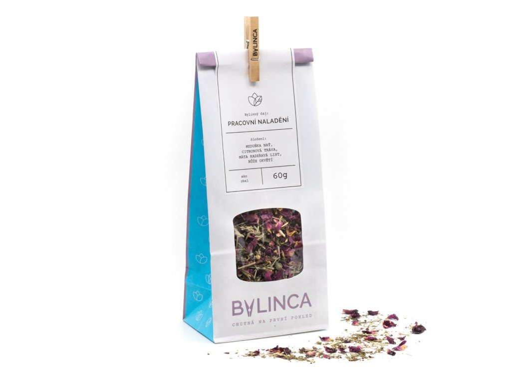 Bylinca - Bylinný čaj Pracovní naladění, 60 g