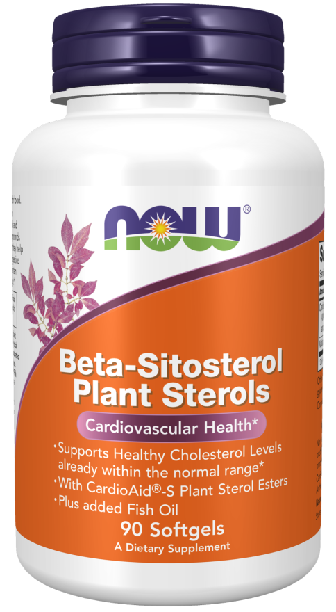 Now® Foods NOW Beta-Sitosterol Plant Sterols (optimalizace cholesterolu), 90 softgelových kapslí
