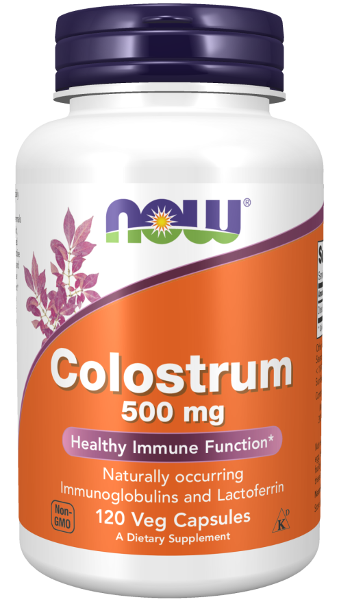 Now® Foods NOW Colostrum (kolostrum) 500 mg, 120 rostlinných kapslí