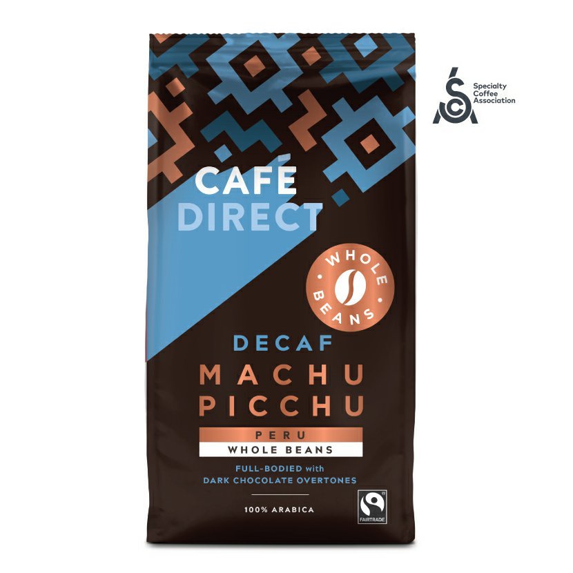 Levně Cafédirect - Machu Picchu SCA 82 zrnková káva bez kofeinu, 227g