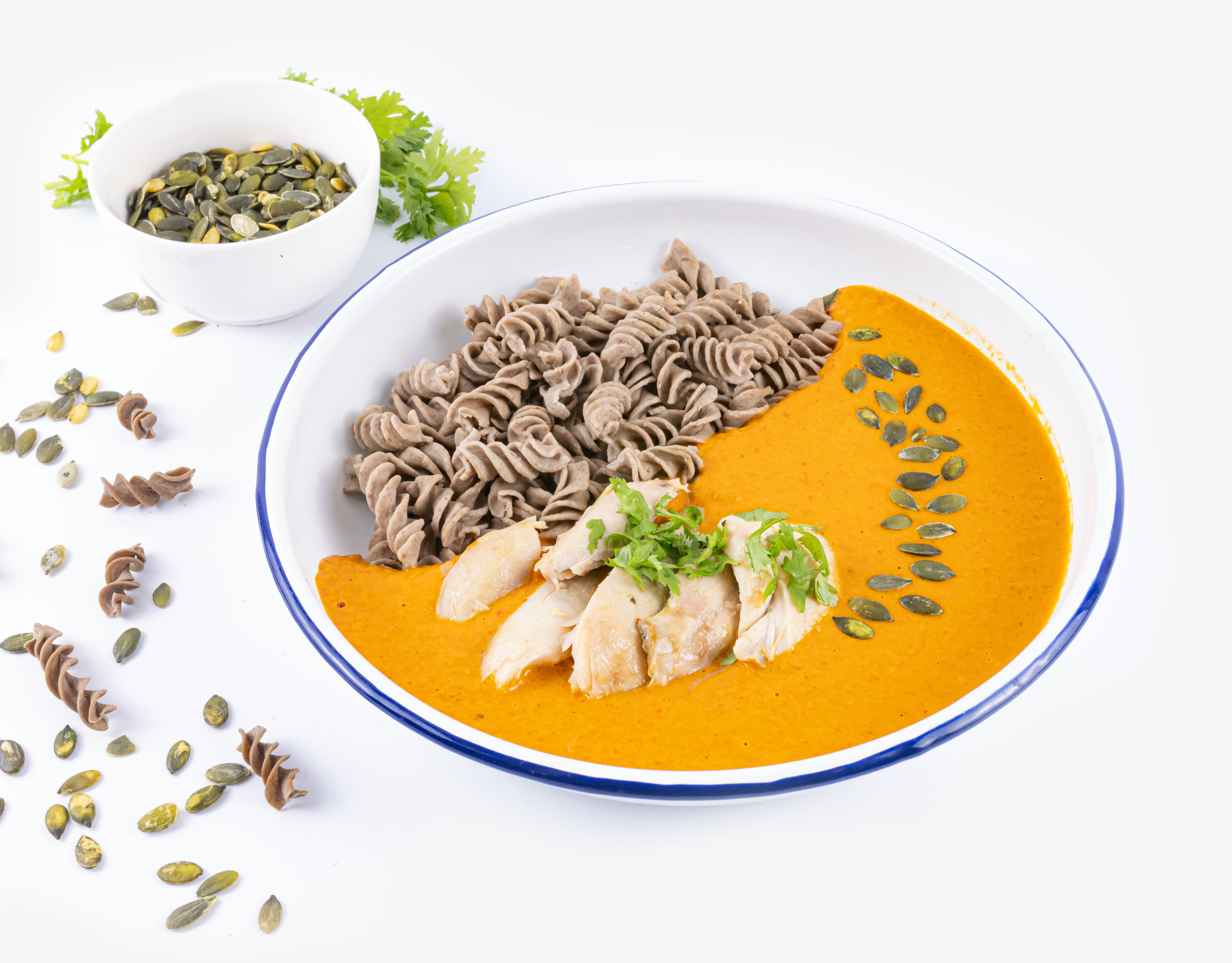 BrainMax Pure Pohankové těstoviny se lnem, spirály, BIO, 250 g Obrázek