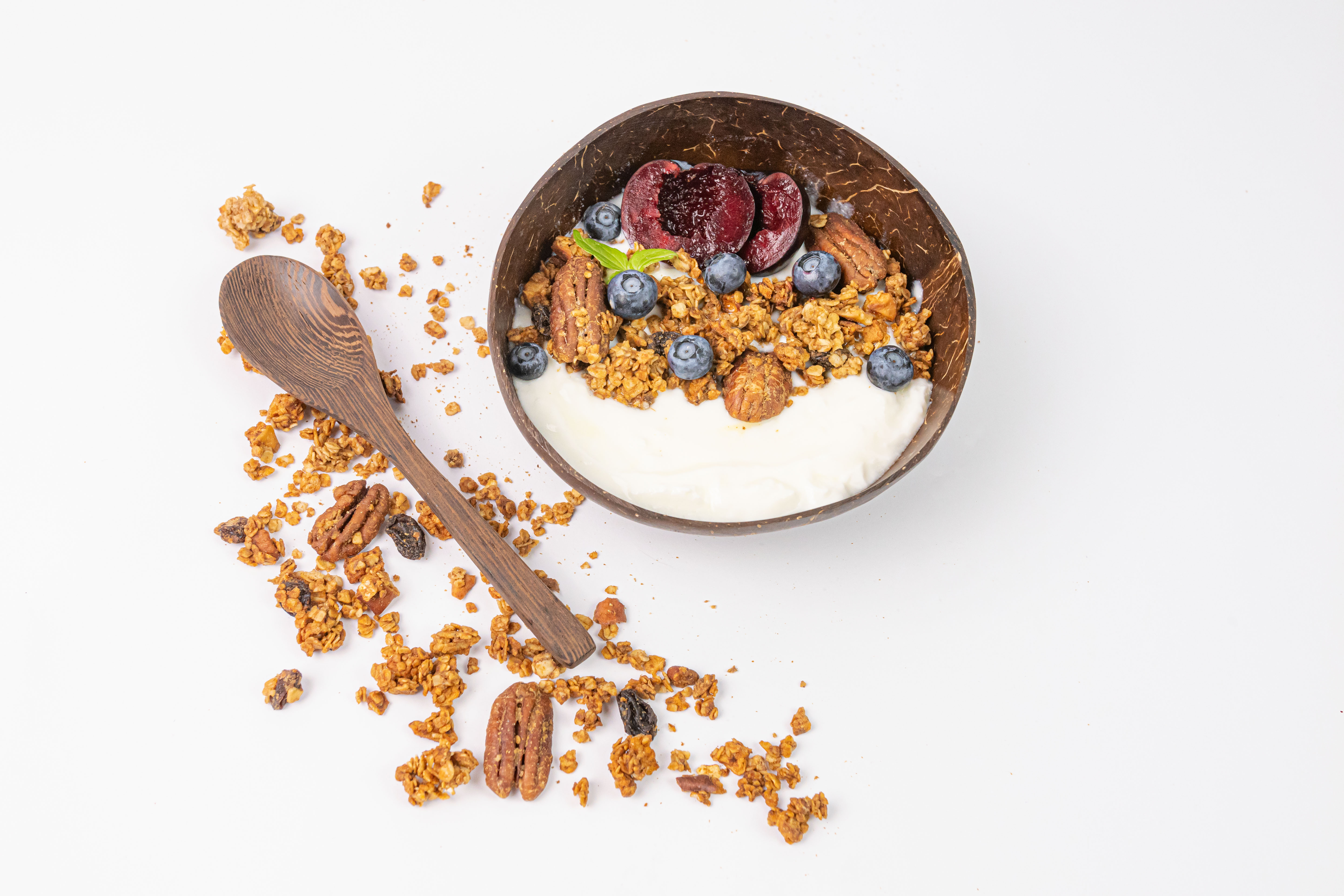 BrainMax Pure Granola, Apple Pie,  Javorový sirup a Jablko, BIO, 400 g Obrázek