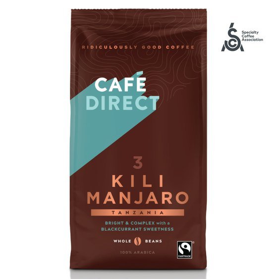 Cafédirect - Kilimanjaro SCA 82 zrnková káva 227g, EXP. Expirace 06/09/2022