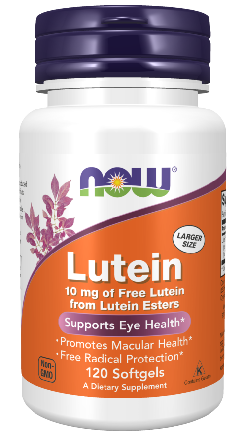 Levně Now® Foods NOW Lutein 10 mg (zdraví očí), 120 softgel kapslí