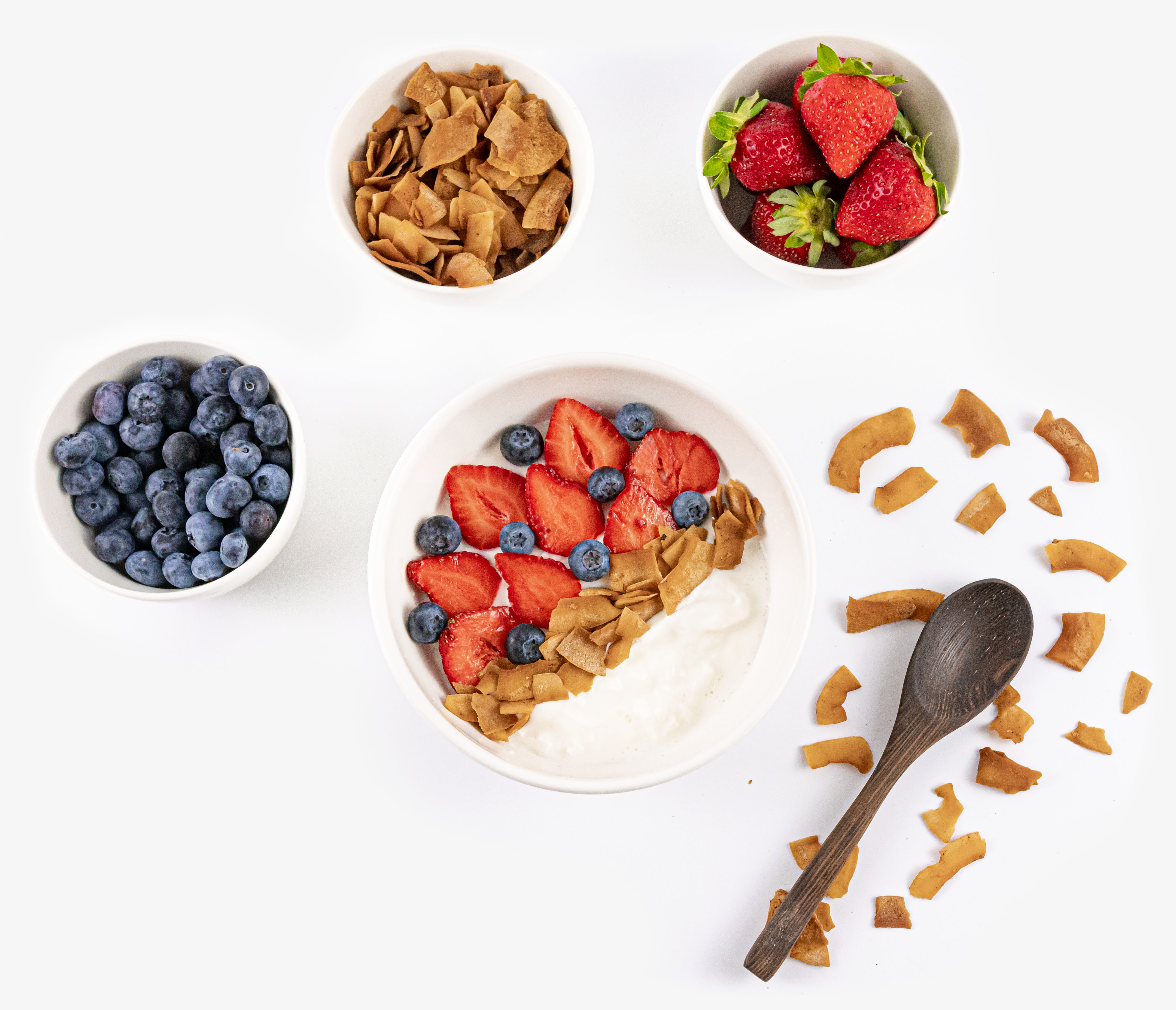 BrainMax Pure Kokosové chipsy v karamelu, BIO, 250 g Obrázek