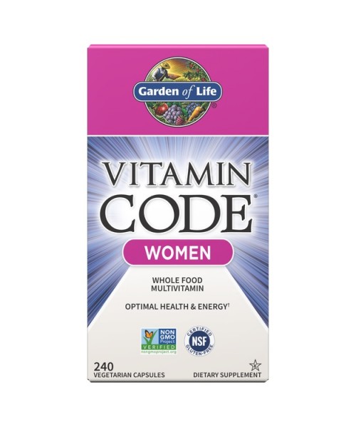 Levně Garden of life Vitamin Code Women (multivitamín pro ženy) - 240 rostlinných kapslí