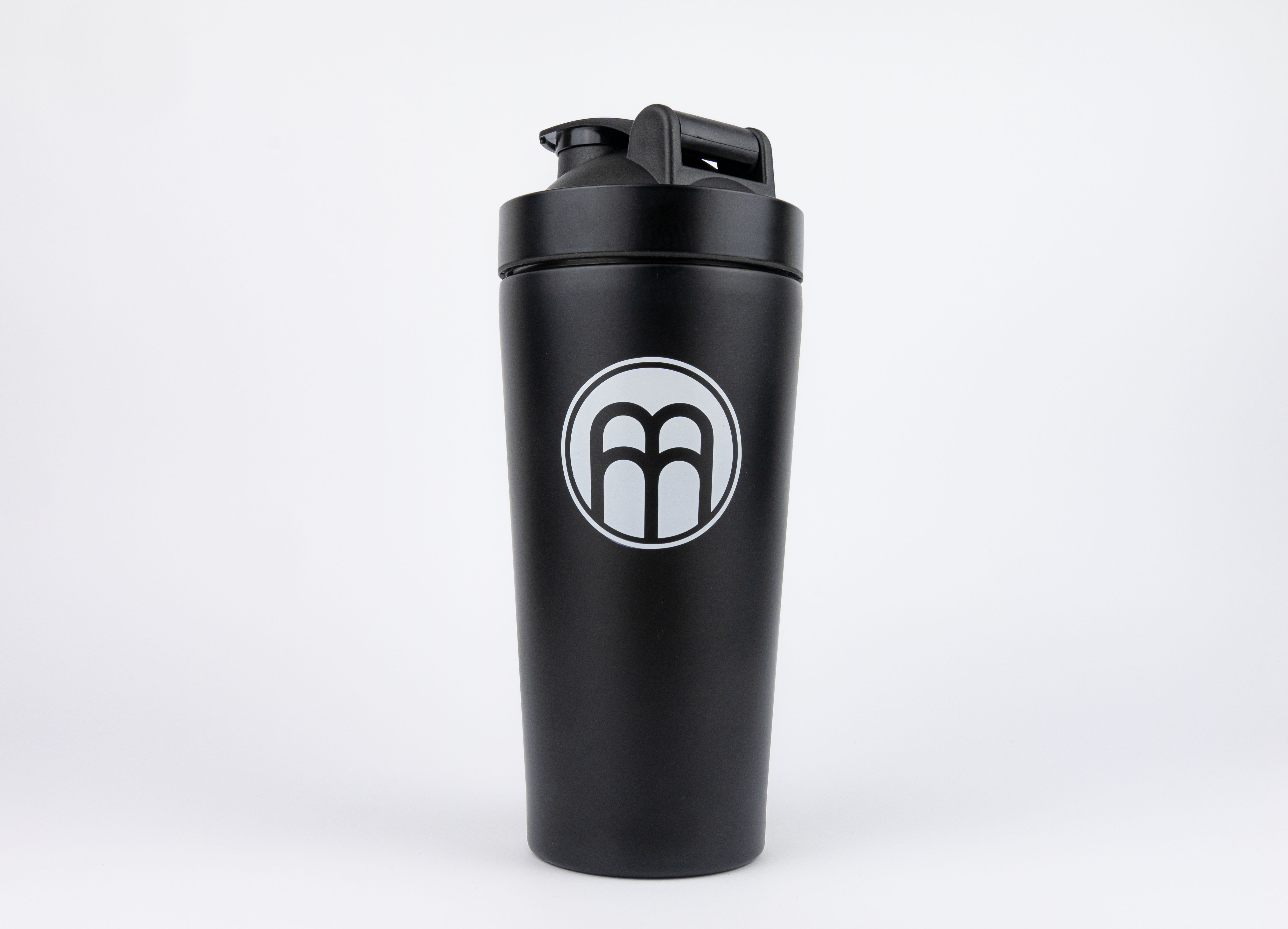 BrainMax Kovový shaker (šejkr), černý, 739 ml Obrázek