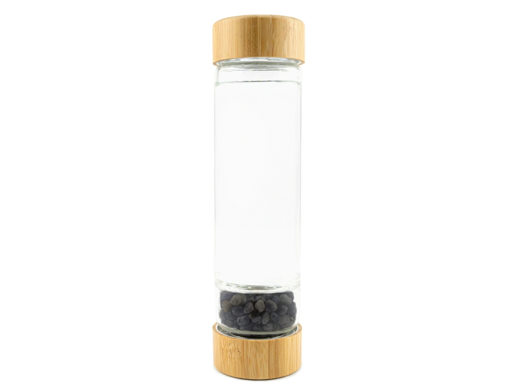 Levně BrainMax Pure BrainMax Pure® Skleněná láhev s černým obsidiánem, 500 ml Láhev z borosilikátového skla s obsidiánem