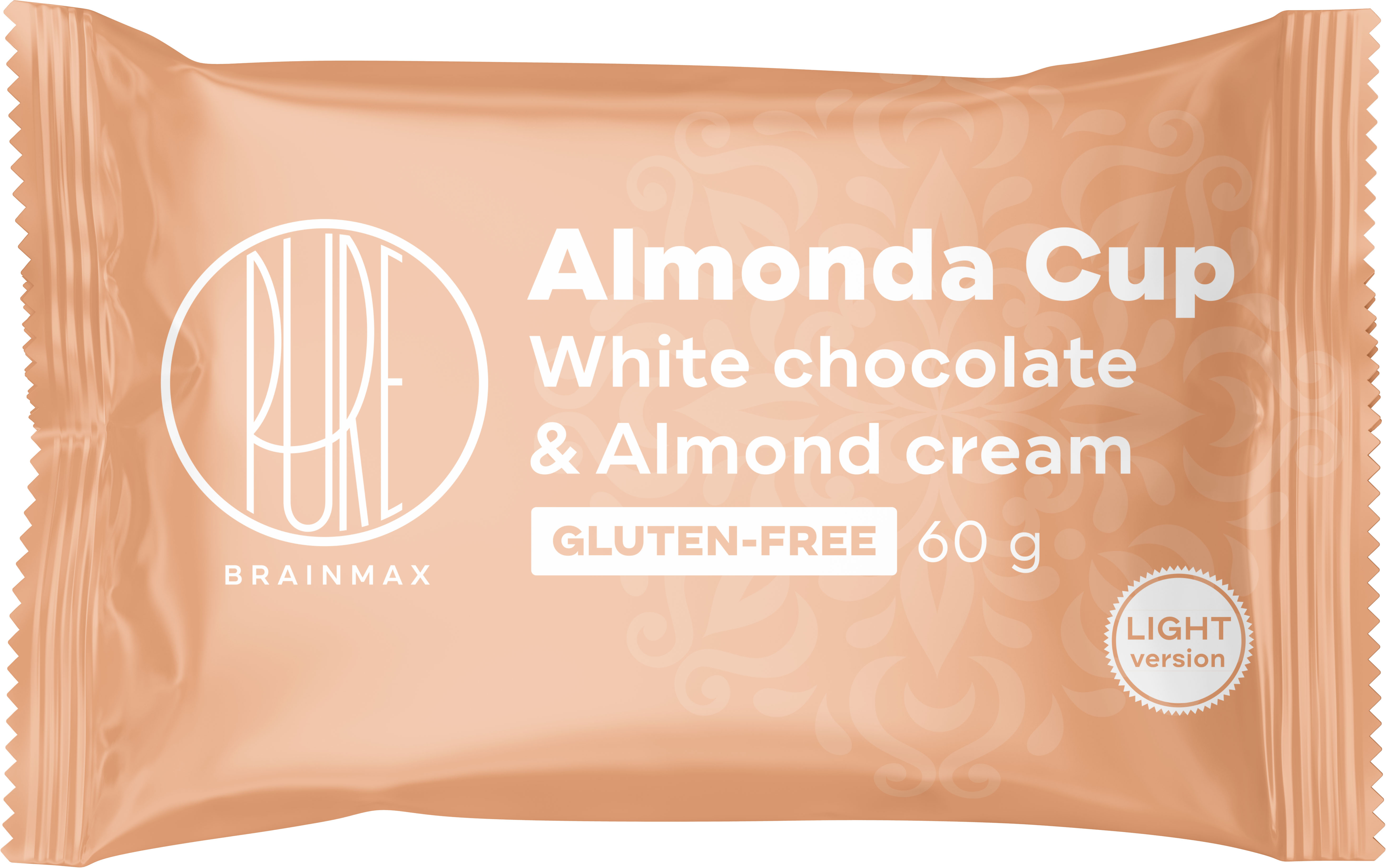 BrainMax Pure Almonda Cup Light, Čokokošíček s mandlovým krémem, 60 g Obrázek