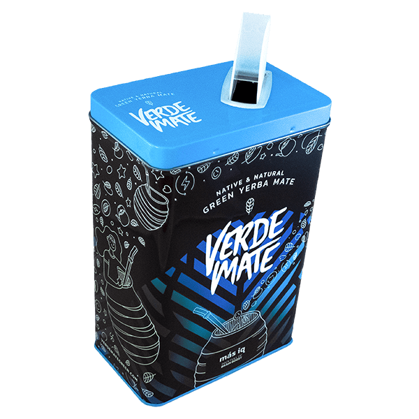 Verde Mate Green Mas IQ Tropical 0,5kg + Plechová dóza Yerbera Obrázek