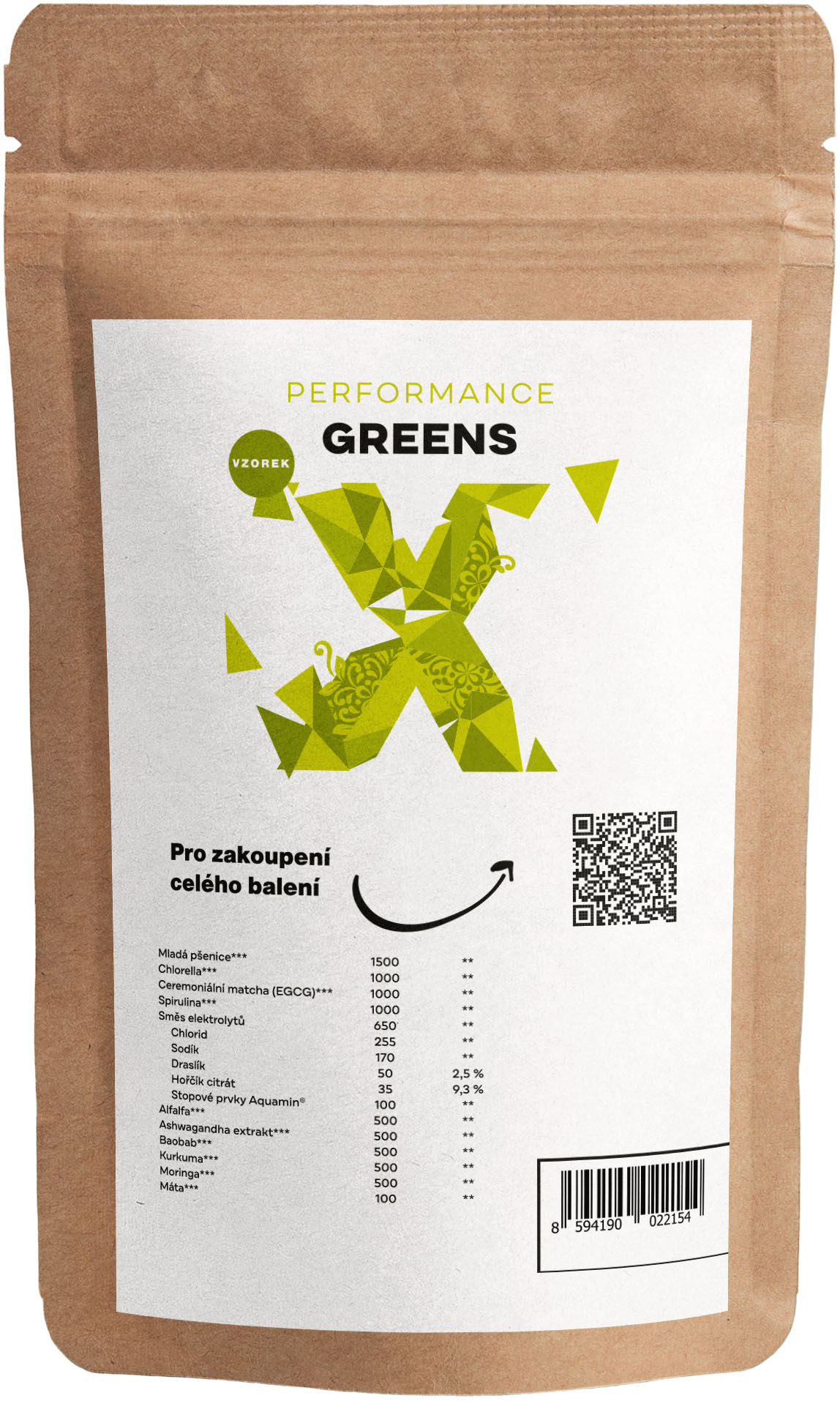 BrainMax Performance Greens, VZOREK