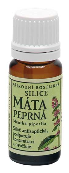 Máta peprná přírodní - Rostlinné silice 10ml