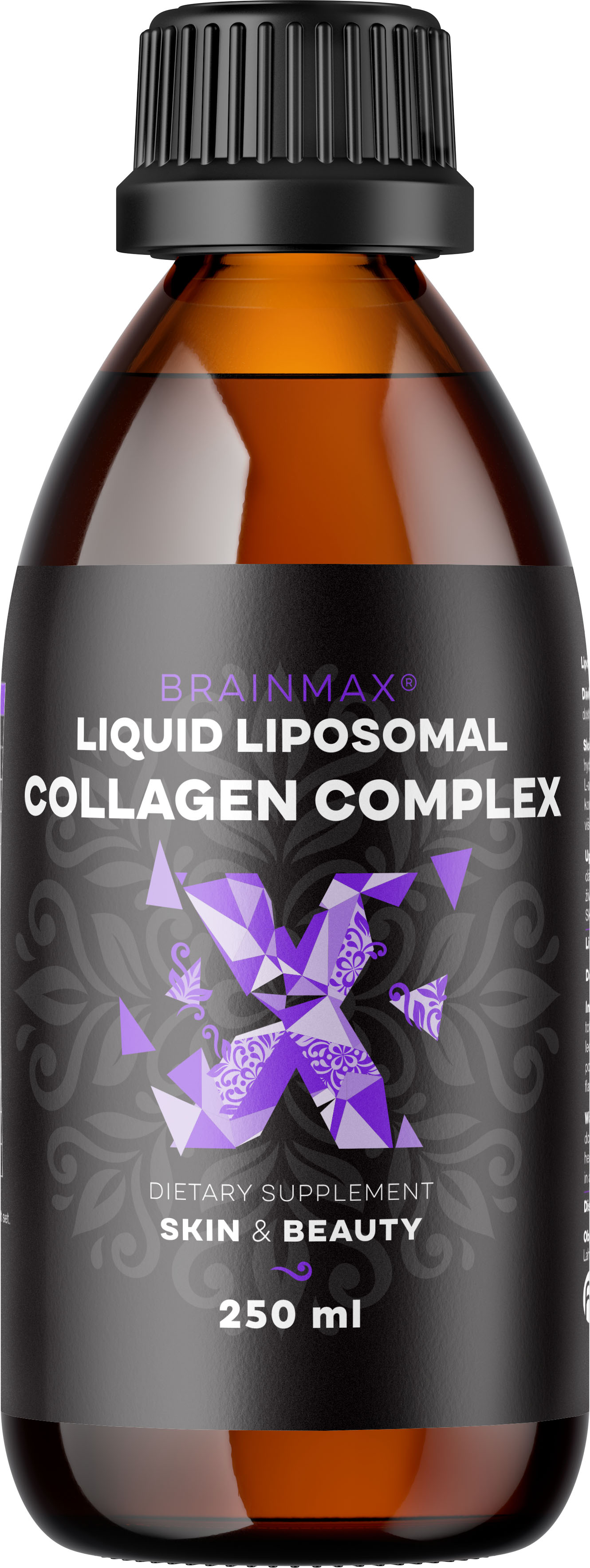 Levně BrainMax Lipozomální Kolagen komplex, 250 ml BrainMax Liquid Liposomal Collagen Komplex, doplněk stravy