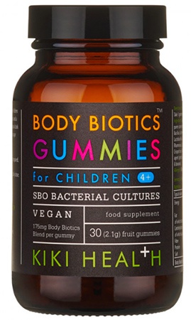 KIKI Health Body Biotics for children (probiotika pro děti), 175 mg, 30 gumových bonbónů