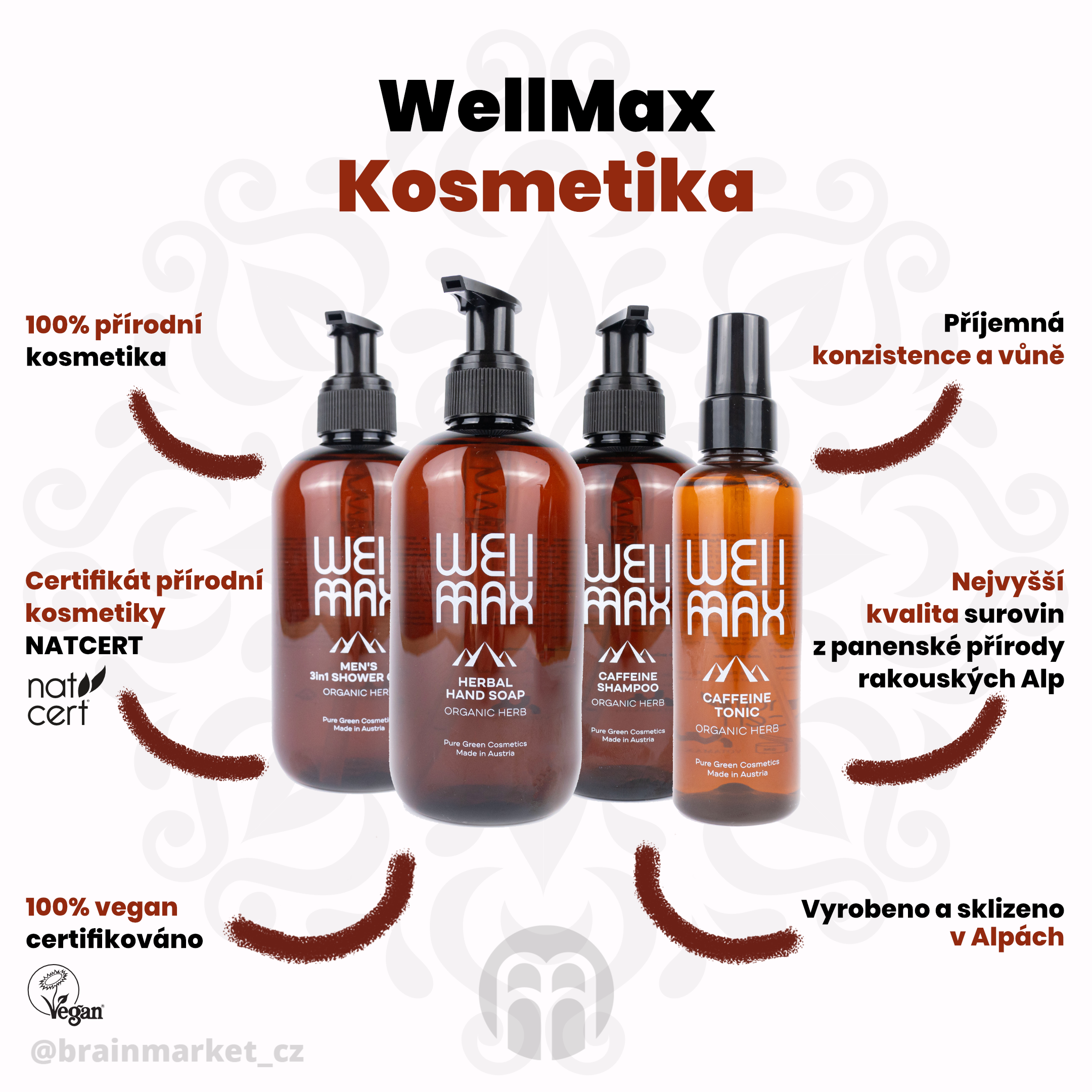 WellMax Kofeinový šampon proti vypadávání vlasů, 250 ml Obrázek