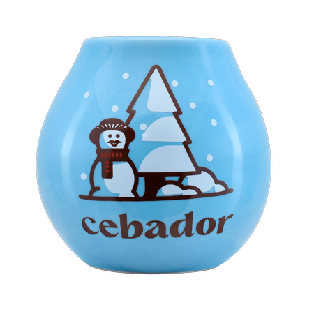 Keramická kalabasa Cebador Snowman, 350 ml