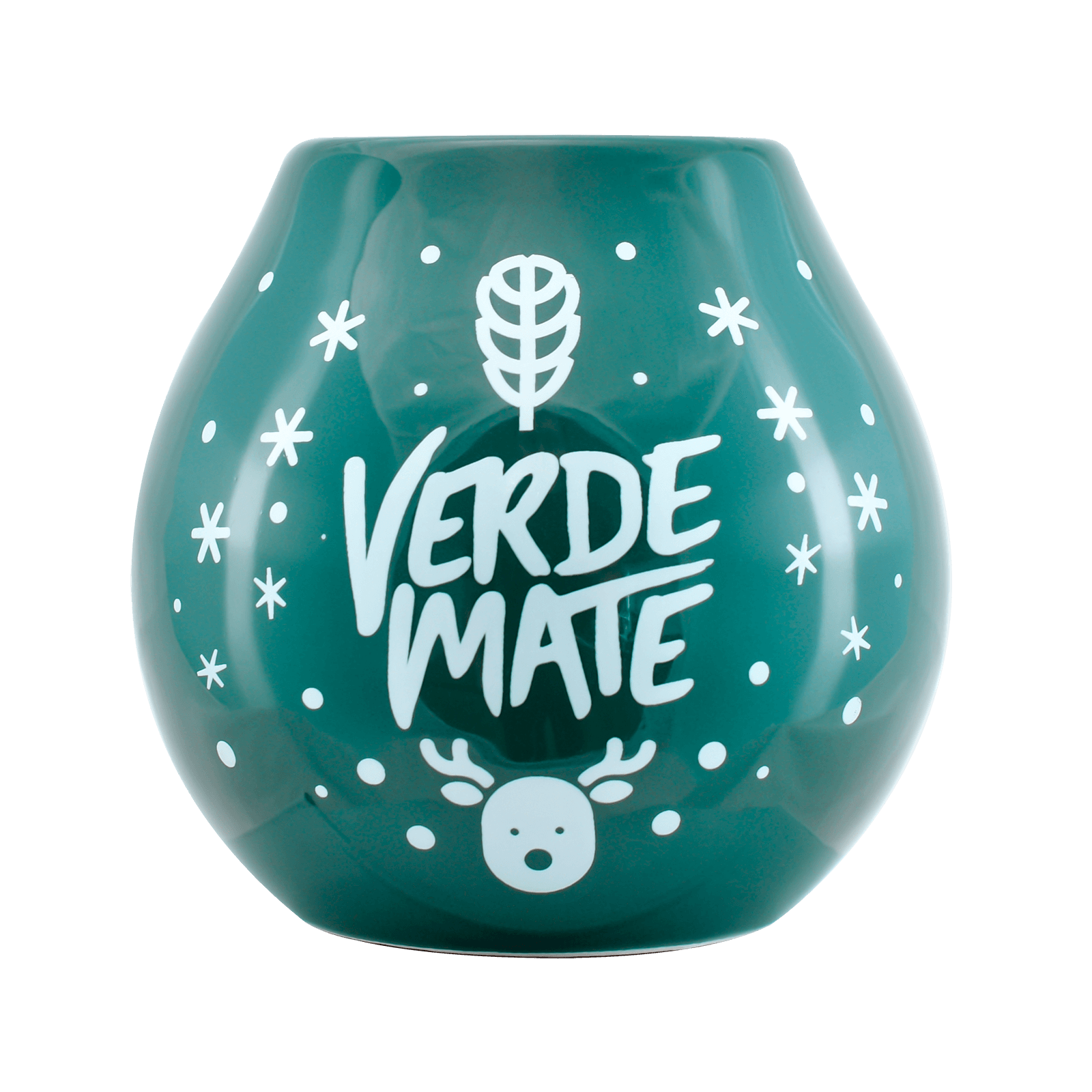 Keramická kalabasa Verde Mate Winter time, 350 ml