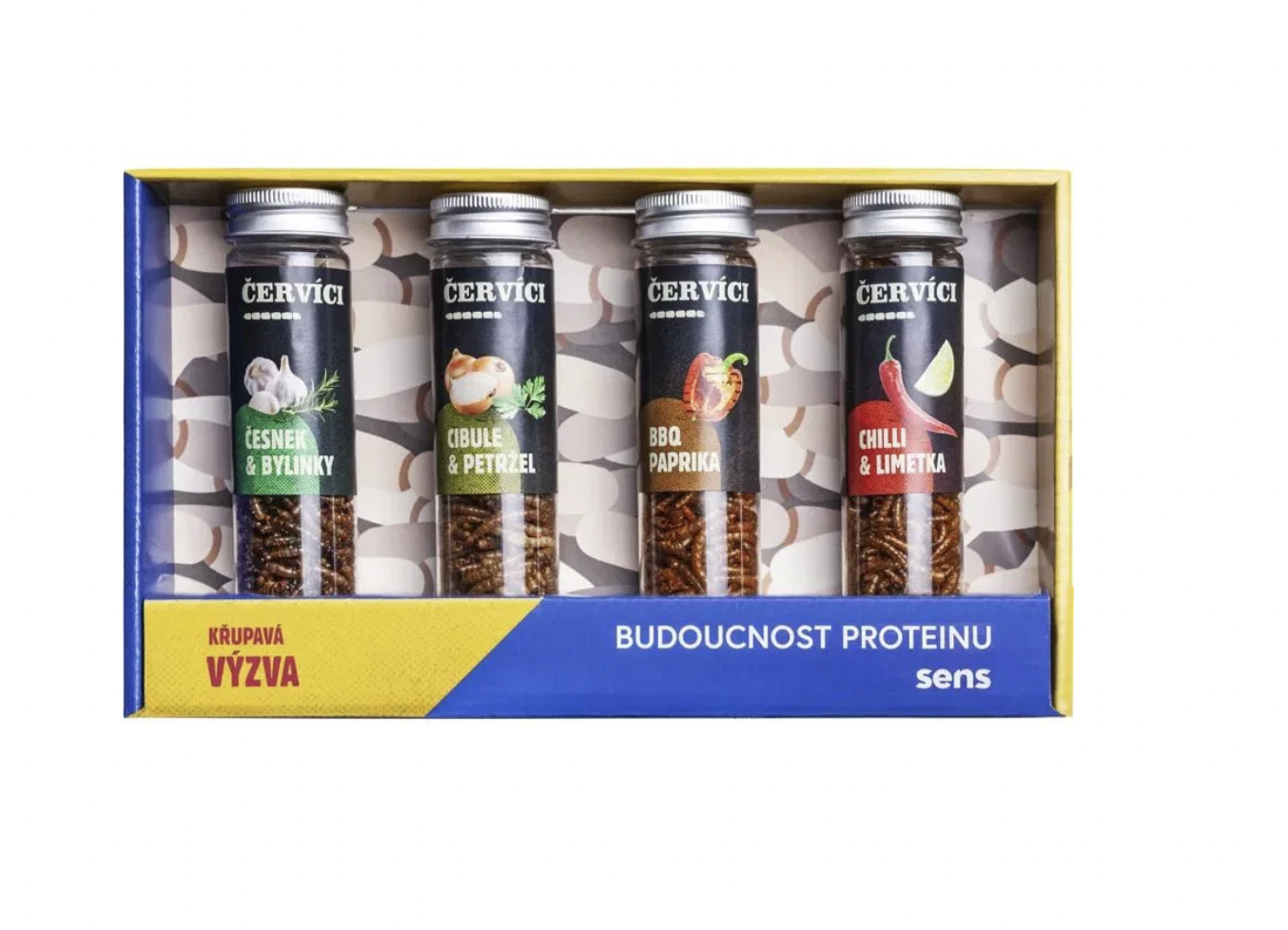 Sens Kořenění červíci - Dárkový set 4 chutí Obrázek