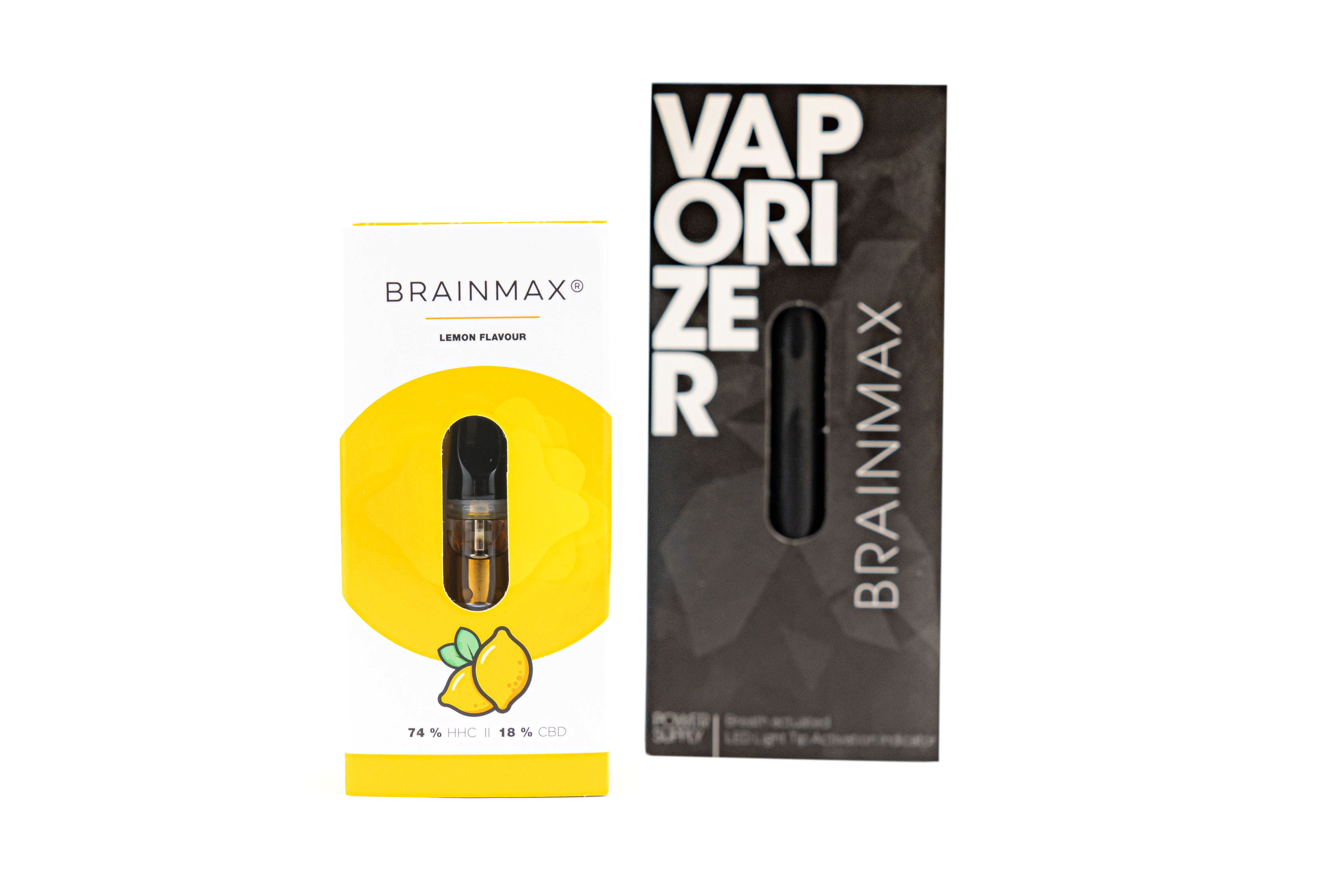 BrainMax HáHáCé PEN, Vaporizér, Lemon + náplň, pro sběratelské účely