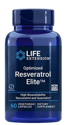 Life Extension Optimized Trans-Resveratrol EIite™, 60 rostlinných kapslí